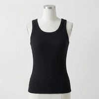 Linda's Geribbelde Katoenen Tanktop Met Ingebouwde Beha
